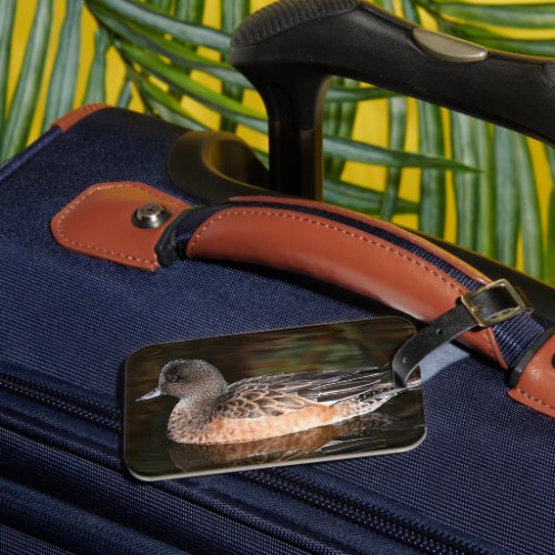 American Wigeon Wildlife Photo Luggage Tag