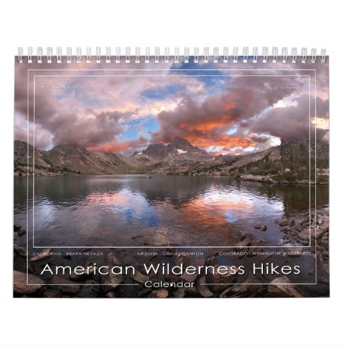 American Wilderness _ ArizonaCaliforniaColorado Calendar