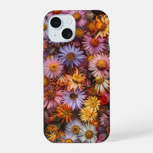 American Wildflower New England Aster Phone Case