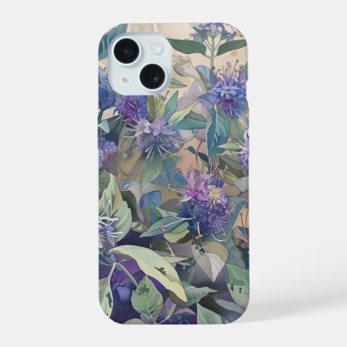 American Wildflower Wild Bergamot Phone Case