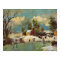 American Winter Life Christmas Scene
