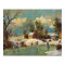 American Winter Life Christmas Scene