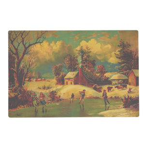 American Winter Life Placemat
