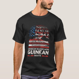 American with Guinean Roots Patriotic Guinea T-Shirt