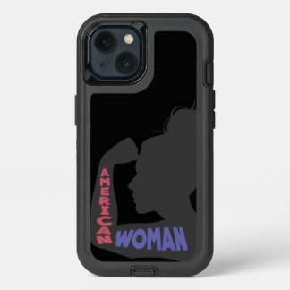 American Woman dark gray iPhone 13 Case