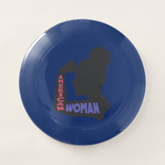 American Woman dark gray Wham-O Frisbee
