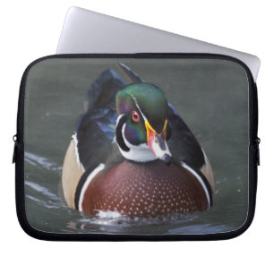 American Wood Duck Laptop Sleeve