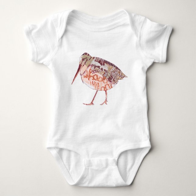 American Woodcock Baby Bodysuit (Front)