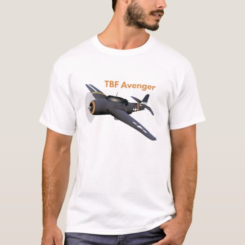 American WW2 Airplane T_Shirt