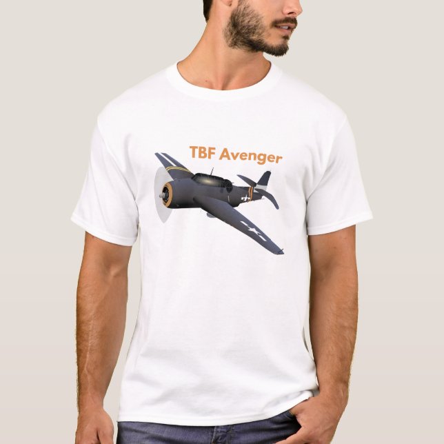 American WW2 Airplane T-Shirt (Front)