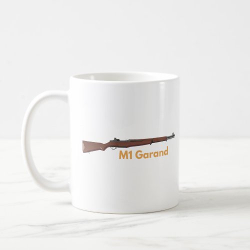 American WW2 Rifle M1 Garand Coffee Mug
