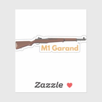 American WW2 Rifle M1 Garand Sticker | Zazzle