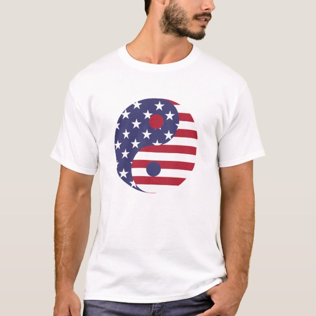 American Ying and Yang T-Shirt (Front)