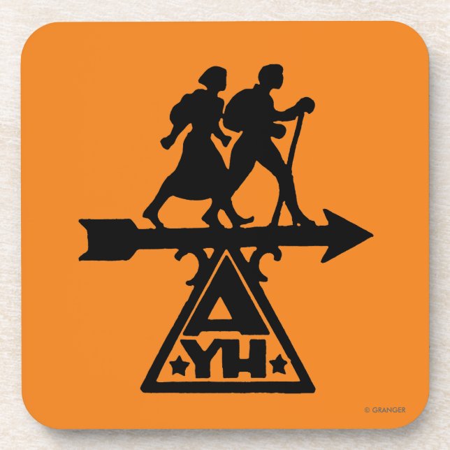 American Youth Hostels Beverage Coaster (Front)
