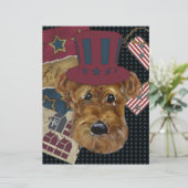 AMERICANA AIREDALE (Standing Front)