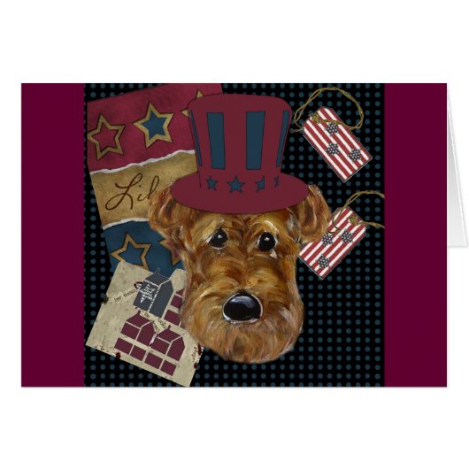 AMERICANA AIREDALE CARDS (Front Horizontal)