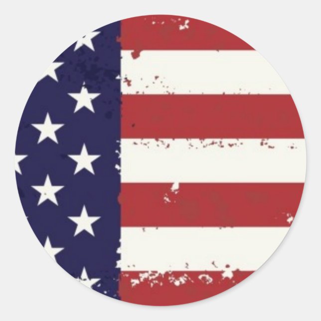 Americana American Flag Sticker (Front)
