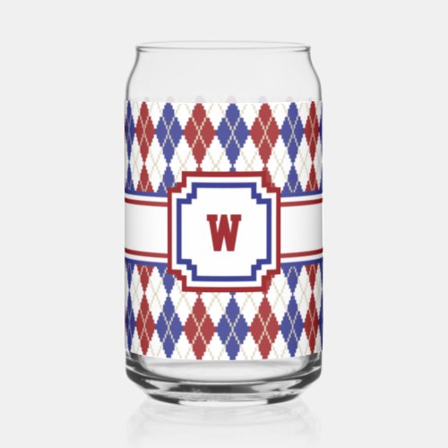 Americana Argyle Can Glass