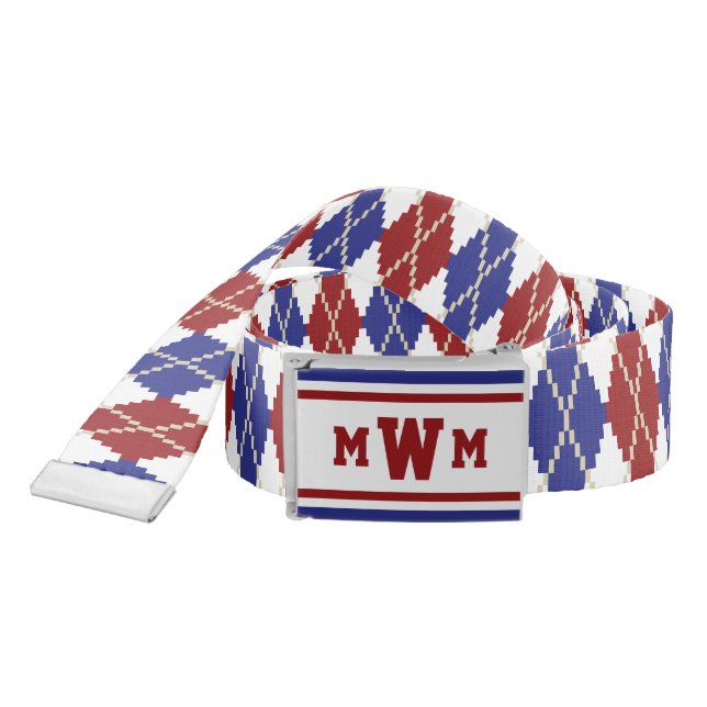 Americana Argyle Casual Belt (Snake)