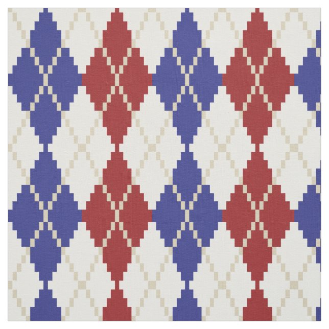 Americana Argyle Fabric (Swatch)