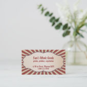 Americana Business Card (Standing Front)