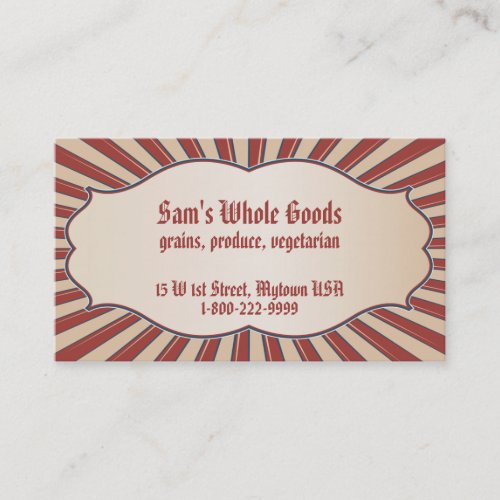 Americana Business Card