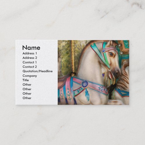 Americana _ Carousel beauties Business Card