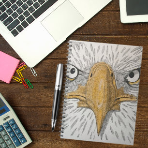 Americana Eagle Face Notebook