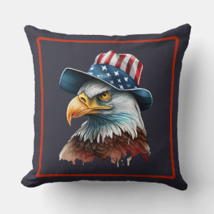 Americana Eagle Throw Pillow