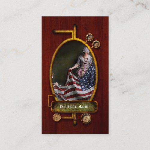 Americana _ Flag _ Birth of the American Flag 1915 Business Card