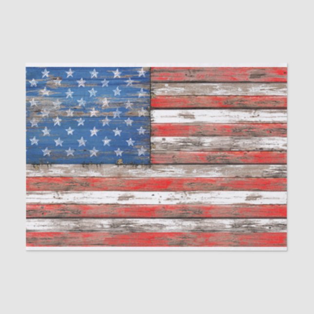 Americana Flag Tissue Paper (Front)