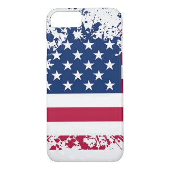 Americana Grunge Flag Iphone Case by VintageMamasShoppe at Zazzle