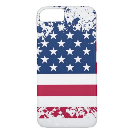 Americana Grunge Flag Iphone Case