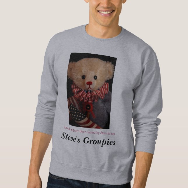 Americana Jester Bear   Sweatshirt (Front)