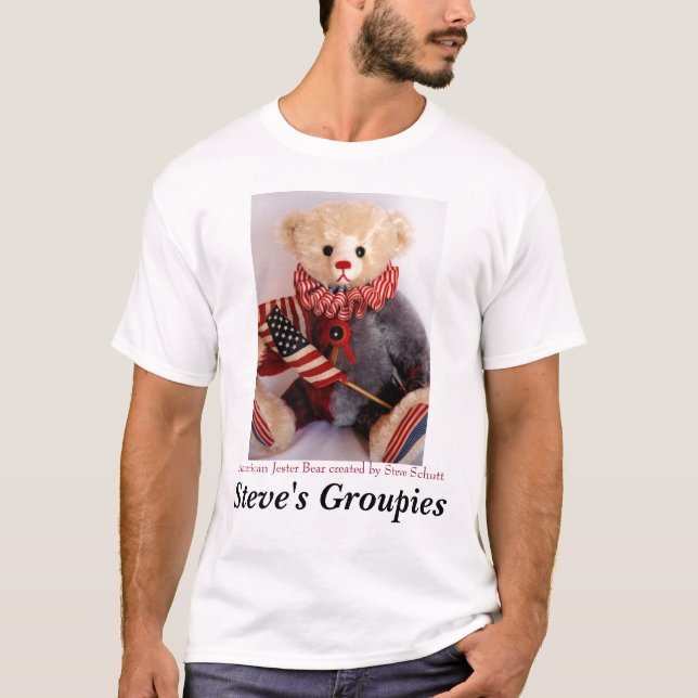  Americana Jester Bear   T-Shirt (Front)