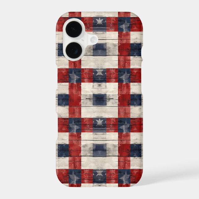 Americana Lattice iPhone Case (Back)