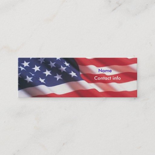 Customizable Americana Business Card Template