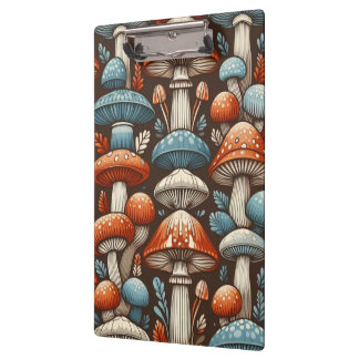 Americana Mushrooms Clipboard