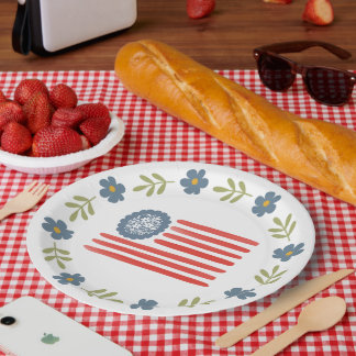 Americana Paper Plate