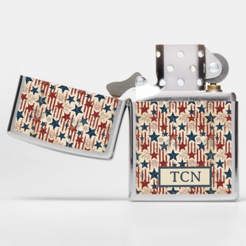 Americana Patriotic Country Rustic Farmhouse Zippo Lighter