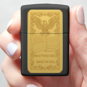 Americana / Patriotism / Luxury Bullion Zippo Lighter