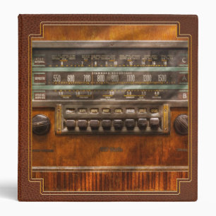 Americana - Radio - Remember what radio was like 3 Ring Binder