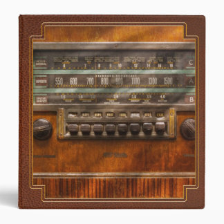 Americana - Radio - Remember what radio was like 3 Ring Binder