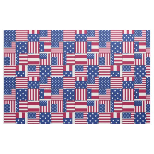 Americana Red White and Blue Fabric