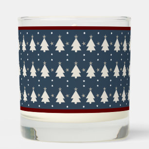 Americana Red White Blue Christmas Tree USA Scented Candle