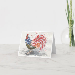 Americana Rooster by Sherry Card