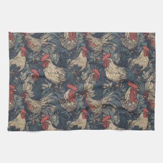 Americana Rooster Kitchen Towels