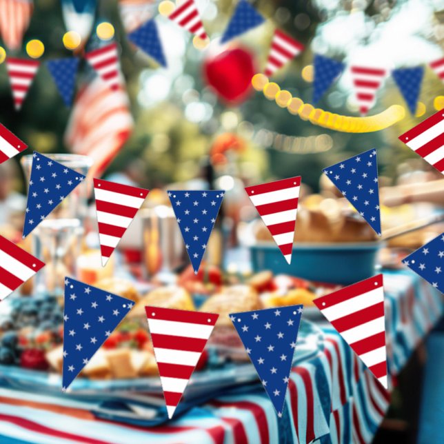 Americana Stars And Stripes Red White Blue Flag (Creator Uploaded)