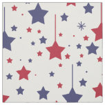 Americana Stars Red Blue Fabric
