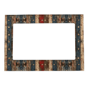 Americana/Stars Stripes/Patriotic Magnetic Frame